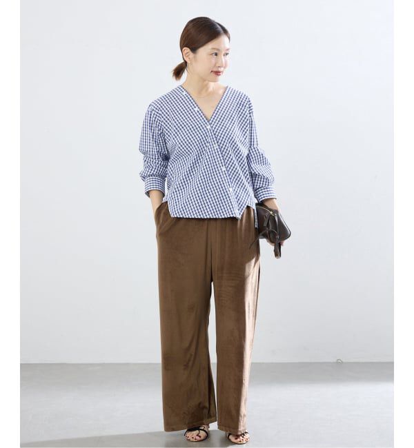IENA「《新色/追加予約》MA/RE/マレ カシュクールシャツ SIGNITURE SH」|シャツ・ブラウス|