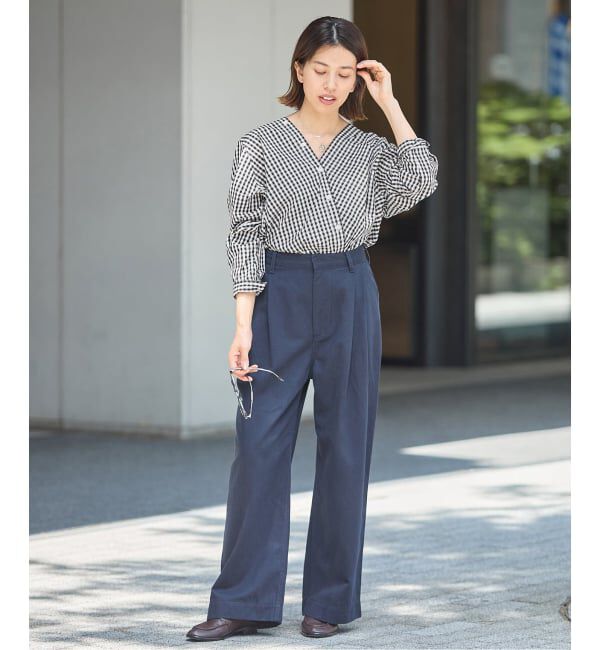 IENA「《新色/追加予約》MA/RE/マレ カシュクールシャツ SIGNITURE SH」|シャツ・ブラウス|