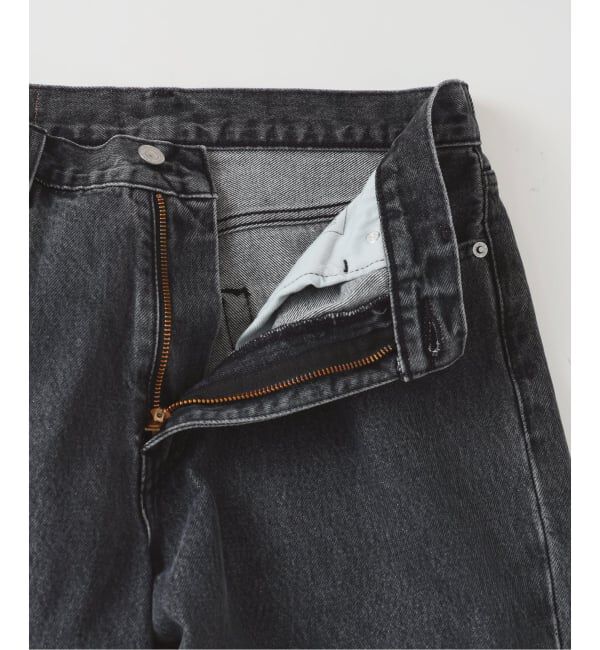 EDIFICE「Levi&rsquo;s(リーバイス) 別注 Baggy Wide Leg デニムパンツ（L28）」|デニム|