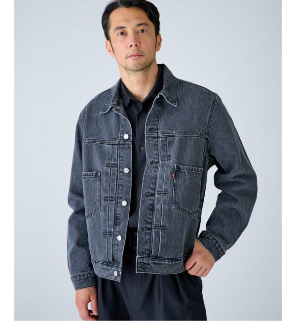 EDIFICE「Levi&rsquo;s(リーバイス) 別注 2nd Type トラッカー ジャケット」|デニムジャケット|