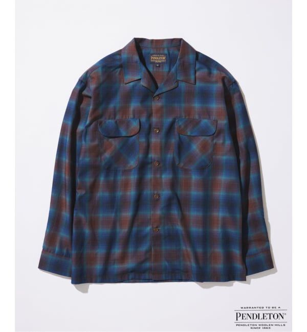 JOURNAL STANDARD「PENDLETON / ペンドルトン 別注 オープンカラーシャツ」|シャツ・ブラウス|ブラウン B