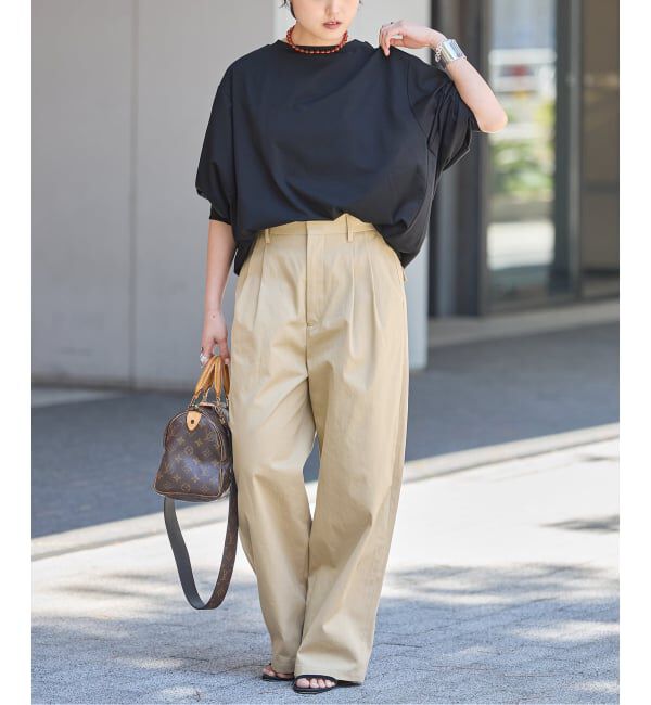 journal standard L'essage「プレーティングJERSEYドルマンプルオーバー」|Tシャツ・カットソー|