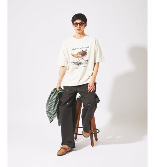 JOURNAL STANDARD「snow peak / スノーピーク 別注 キャンプ ドッグ Tシャツ」|Tシャツ・カットソー|