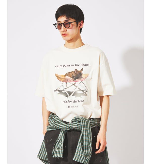 JOURNAL STANDARD「snow peak / スノーピーク 別注 キャンプ ドッグ Tシャツ」|Tシャツ・カットソー|