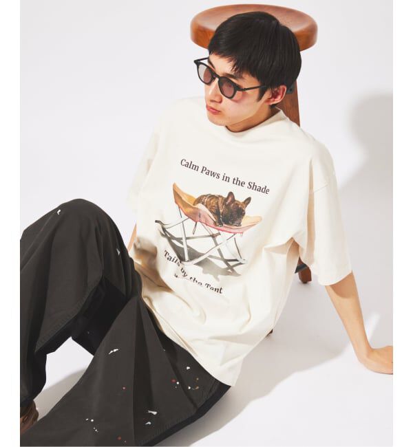 JOURNAL STANDARD「snow peak / スノーピーク 別注 キャンプ ドッグ Tシャツ」|Tシャツ・カットソー|