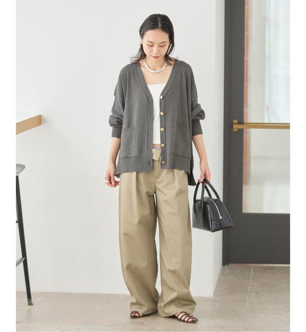 JOURNAL STANDARD「《WEB限定予約》ウォッシャブルTEXBRID Vネックカーディガン」|カーディガン|