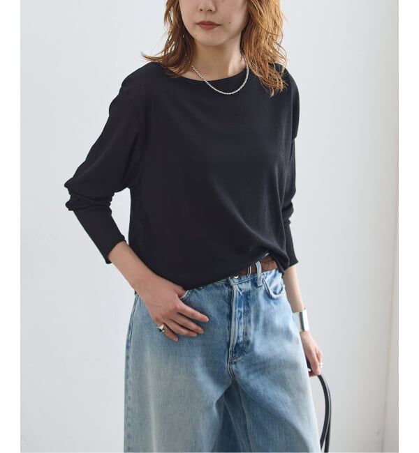 journal standard L'essage「《予約》ドライリブロングスリーブプルオーバー」|Tシャツ・カットソー|