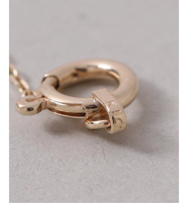 Lilas by Spick&Span「メレダイヤバチカンホワイトトパーズ45cmネックレス K10」|ネックレス|