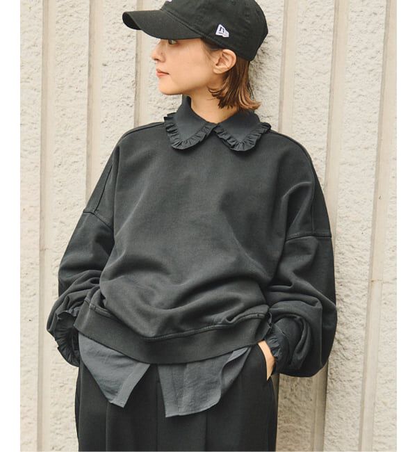 Spick and Span「《WEB限定 / 追加予約》フリルカラーブラウス」|シャツ・ブラウス|