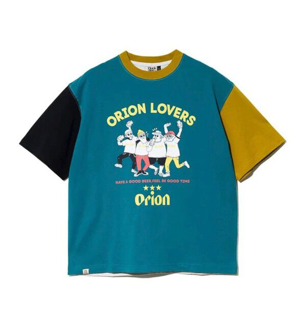 FREDY MAC「【ORION &times; Duckster】オリオンビールコラボTEE  ORION LOVERS TEE」|Tシャツ・カットソー|グリーン系その他