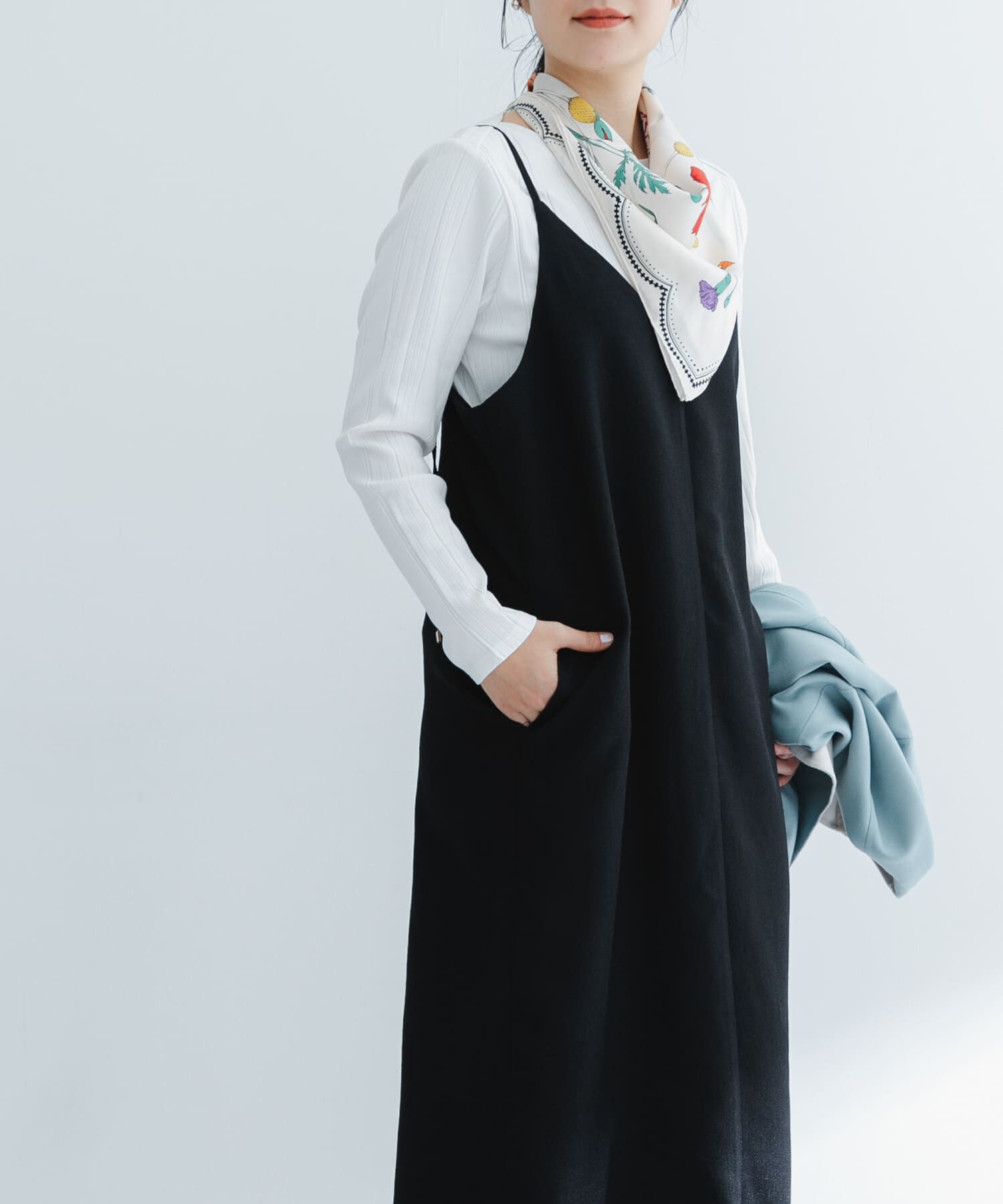 URBAN RESEARCH ROSSO「バックデザインリネンライクキャミワンピース」|ワンピース|
