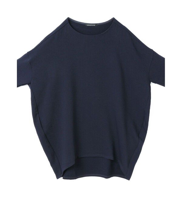 mizuiro ind「mizuiro ind ジョーゼットボートネックコクーンプルオーバー」|Tシャツ・カットソー|