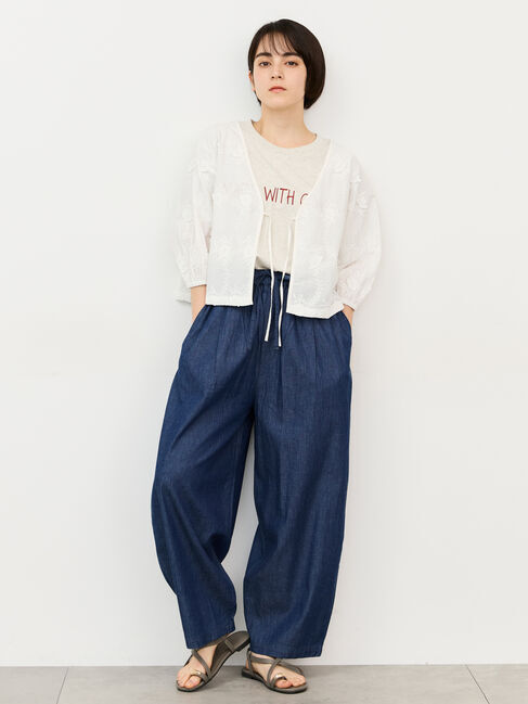 Samansa Mos2「インドデニムコクーンパンツ」|その他|