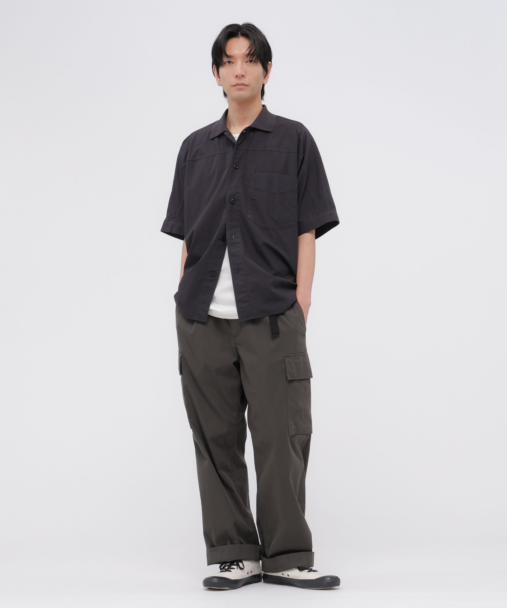 MHL.「GARMENT DYED COTTON POPLIN SHIRT」|シャツ・ブラウス|