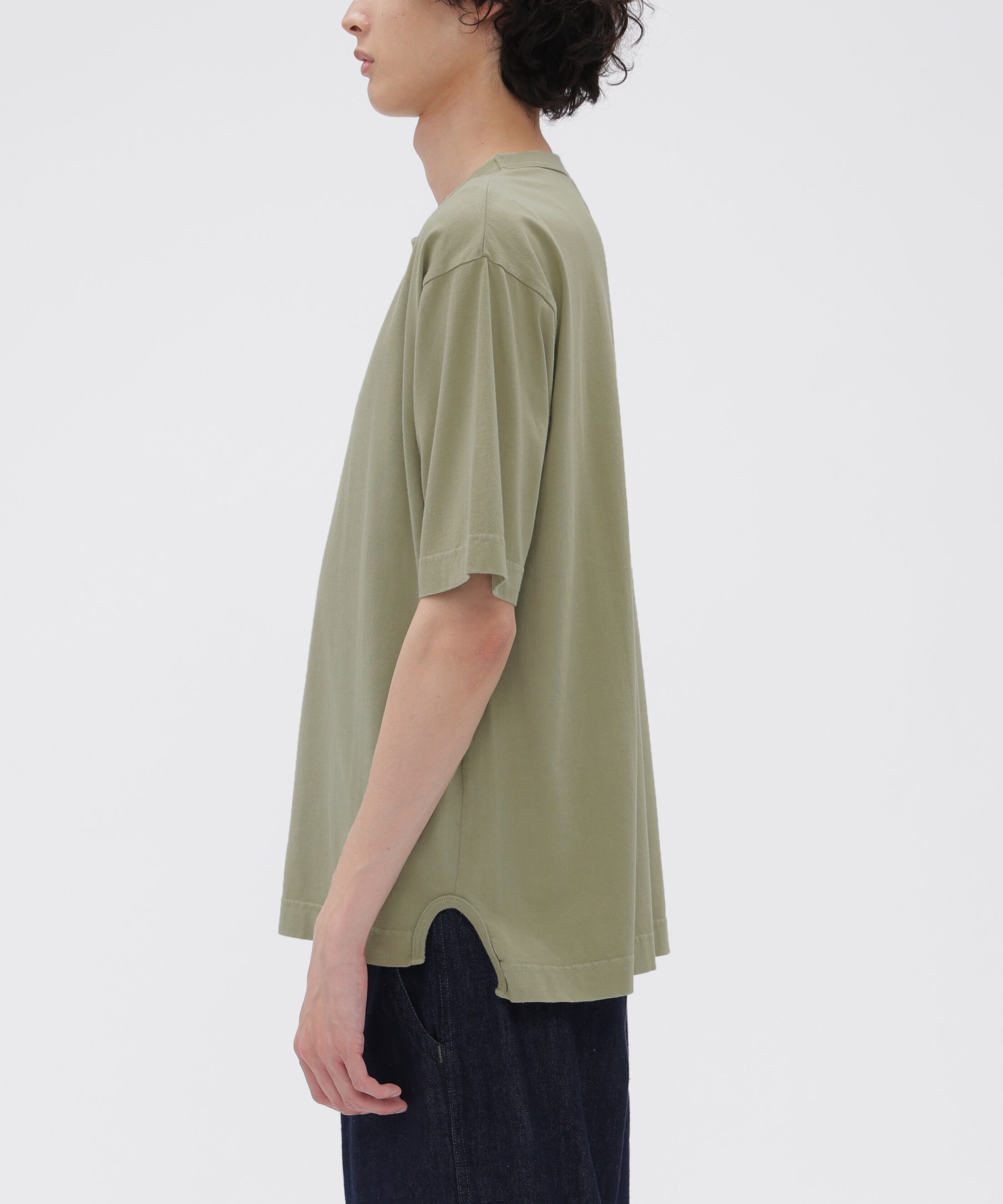 MHL.「FADED ROUGH COTTON JERSEY TOP」|Tシャツ・カットソー|