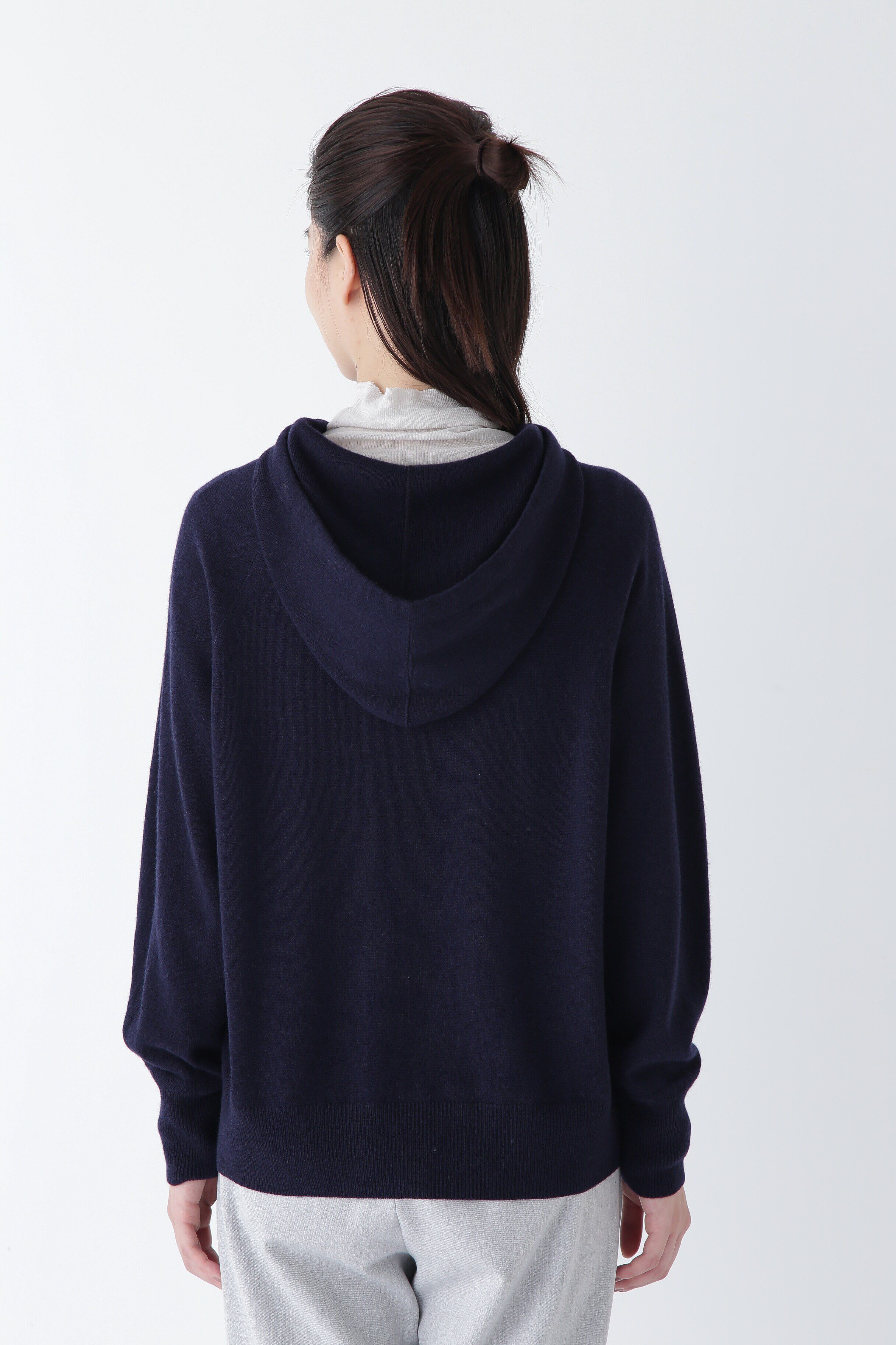  「◆ウールカシミヤフーディニット」|ニット・セーター|
