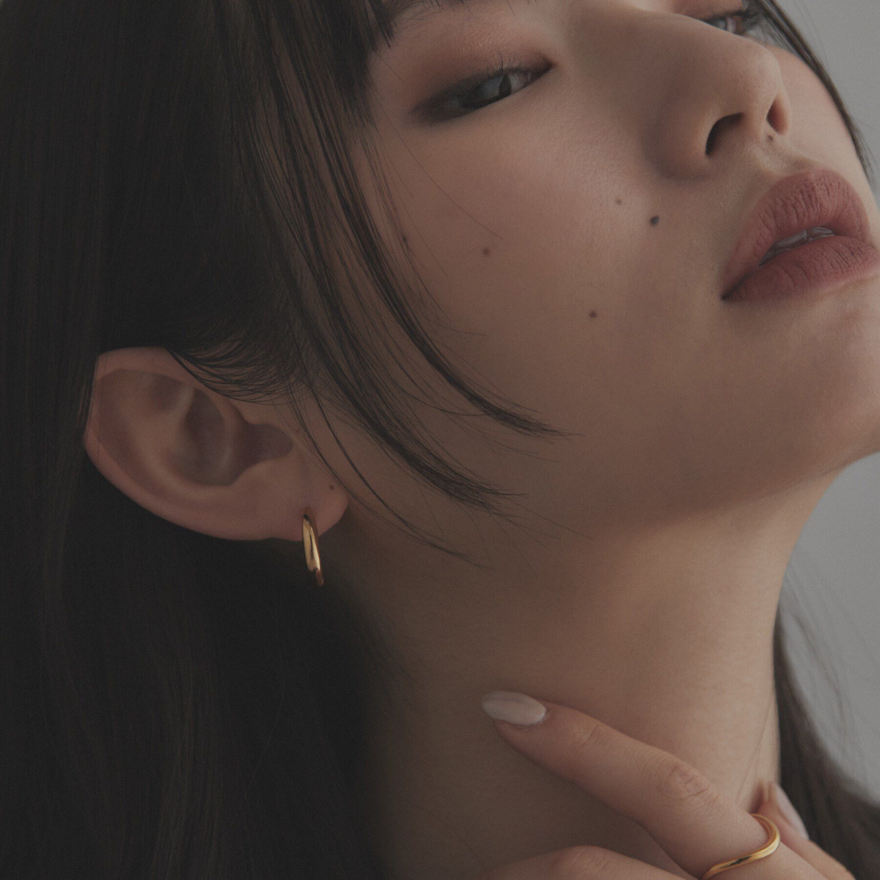 COCOSHNIK ONKITSCH「シルバー ハギーフープ ラウンドピアス GP」|ピアス|