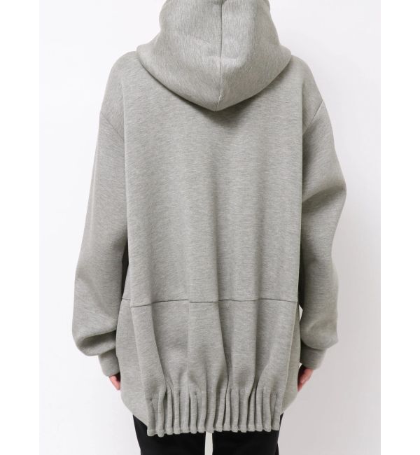 ELENDEEK「TUCK HEM ZIP HOODIE」|パーカー|