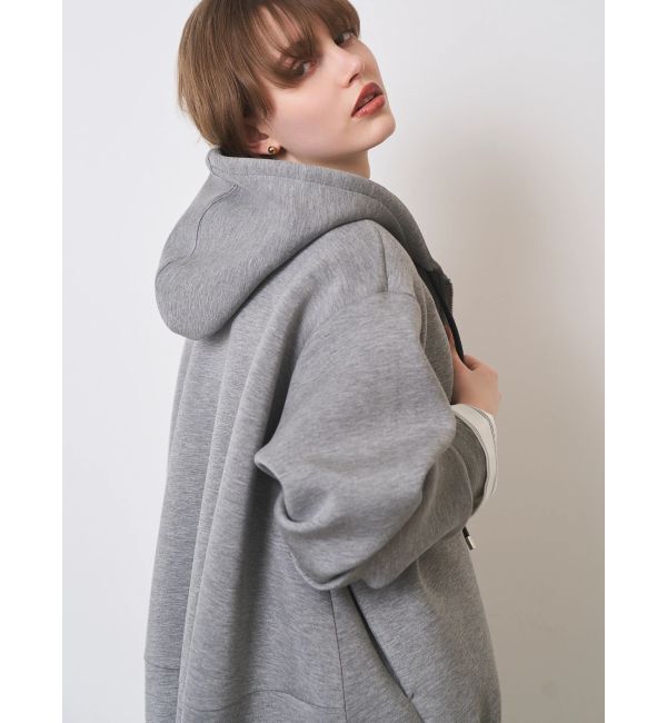 ELENDEEK「TUCK HEM ZIP HOODIE」|パーカー|