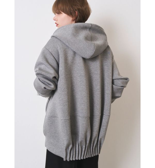 ELENDEEK「TUCK HEM ZIP HOODIE」|パーカー|