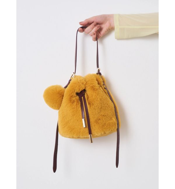 ELENDEEK「FUR BON BON CHARM BAG」|ショルダー・メッセンジャー|