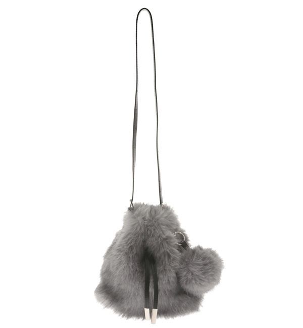 ELENDEEK「FUR BON BON CHARM BAG」|ショルダー・メッセンジャー|