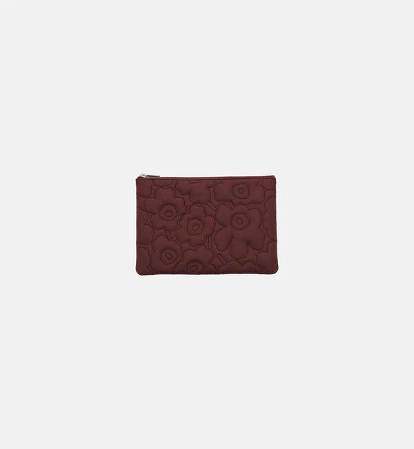 Marimekko「Pouch Bag Unikko バッグ」|ショルダー・メッセンジャー|ワインレッド