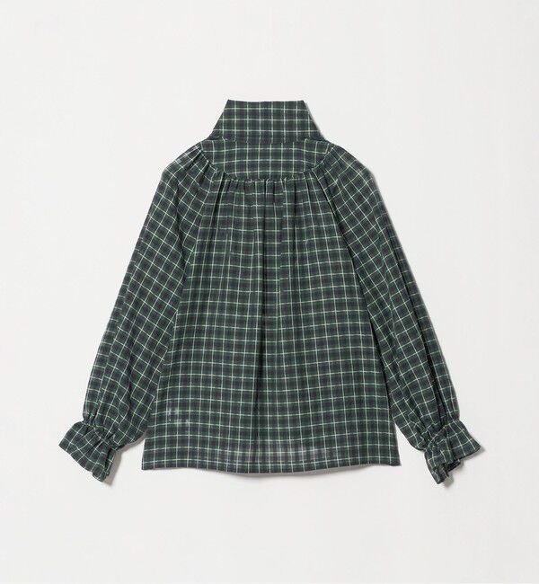 UNITED ARROWS「＜dahl&rsquo;ia＞ボウタイ チェック シャツ ブラウス」|シャツ・ブラウス|