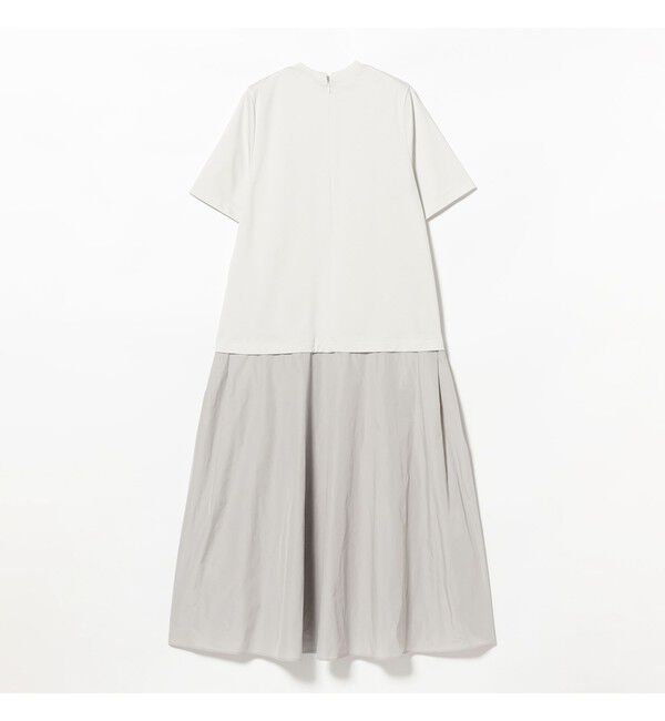 Demi-Luxe BEAMS 「タフタ コンビ Tシャツワンピース」|ワンピース|