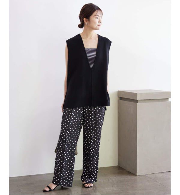 SLOBE IENA「《WEB限定/3サイズ展開/追加》プリントサテンイージーパンツ」|その他|