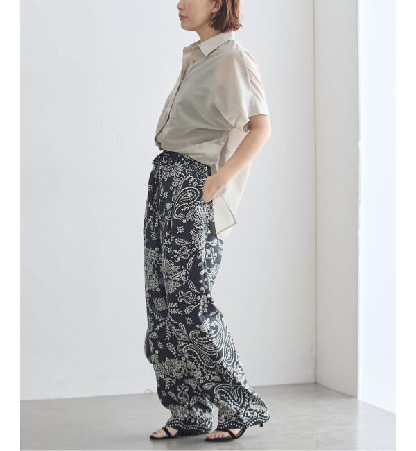 journal standard L'essage「シアーチェック/無地ツイストシャツ」|シャツ・ブラウス|