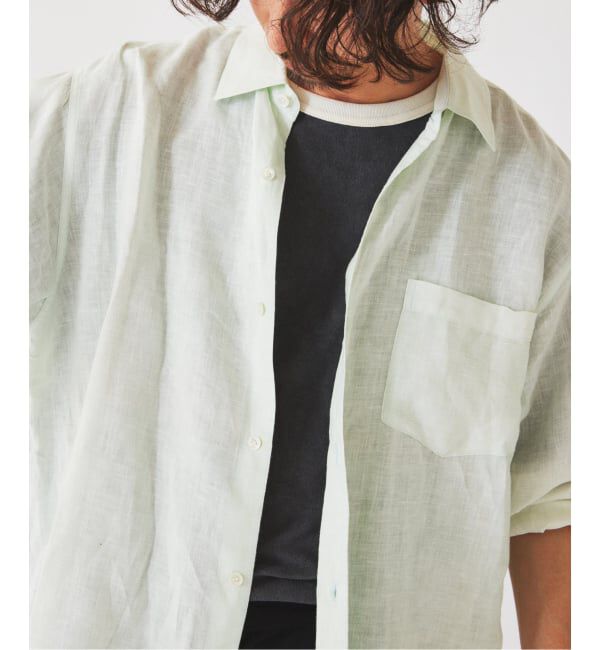 JOURNAL STANDARD relume「JAMES FABRIC / ジェームスファブリック ガーメントダイ リネンシャツ」|シャツ・ブラウス|