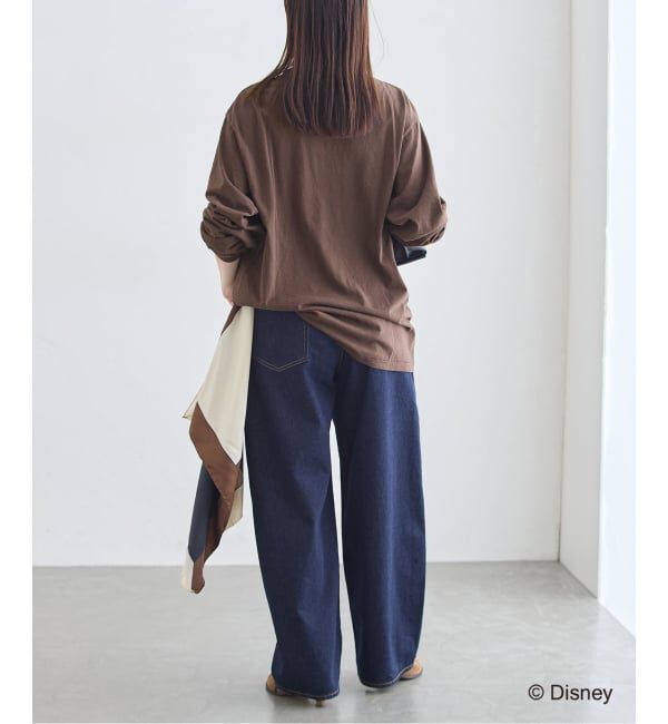 journal standard L'essage「《予約》JANE SMITH/ジェーンスミス / MICKEY&MINNIE FACE L/S Tシャツ」|Tシャツ・カットソー|