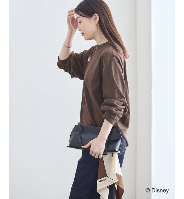 journal standard L'essage「《予約》JANE SMITH/ジェーンスミス / MICKEY&MINNIE FACE L/S Tシャツ」|Tシャツ・カットソー|