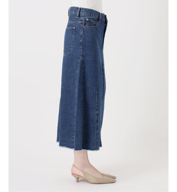 NOBLE「《予約》SERGE/サージ  FLAR PANEL SKIRT」|スカート|