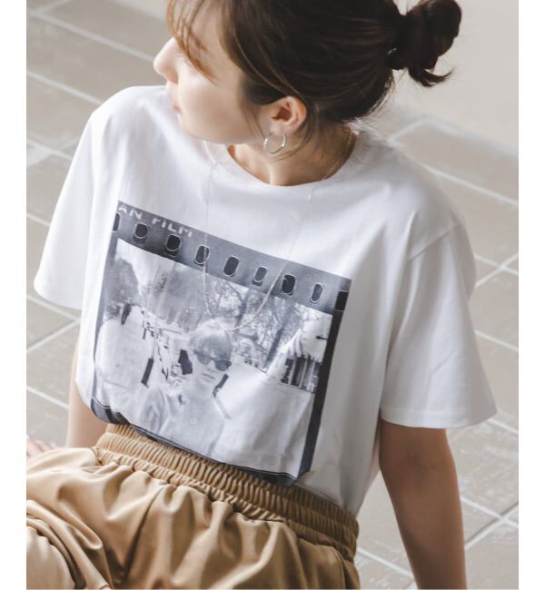NOBLE「《予約》COUTURE D'ADAM T-Shirt/Jane Shades W Frame」|Tシャツ・カットソー|ホワイト