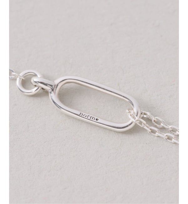 NOBLE「《予約》norme/ノーム tag chain necklace(シルバー)」|ネックレス|