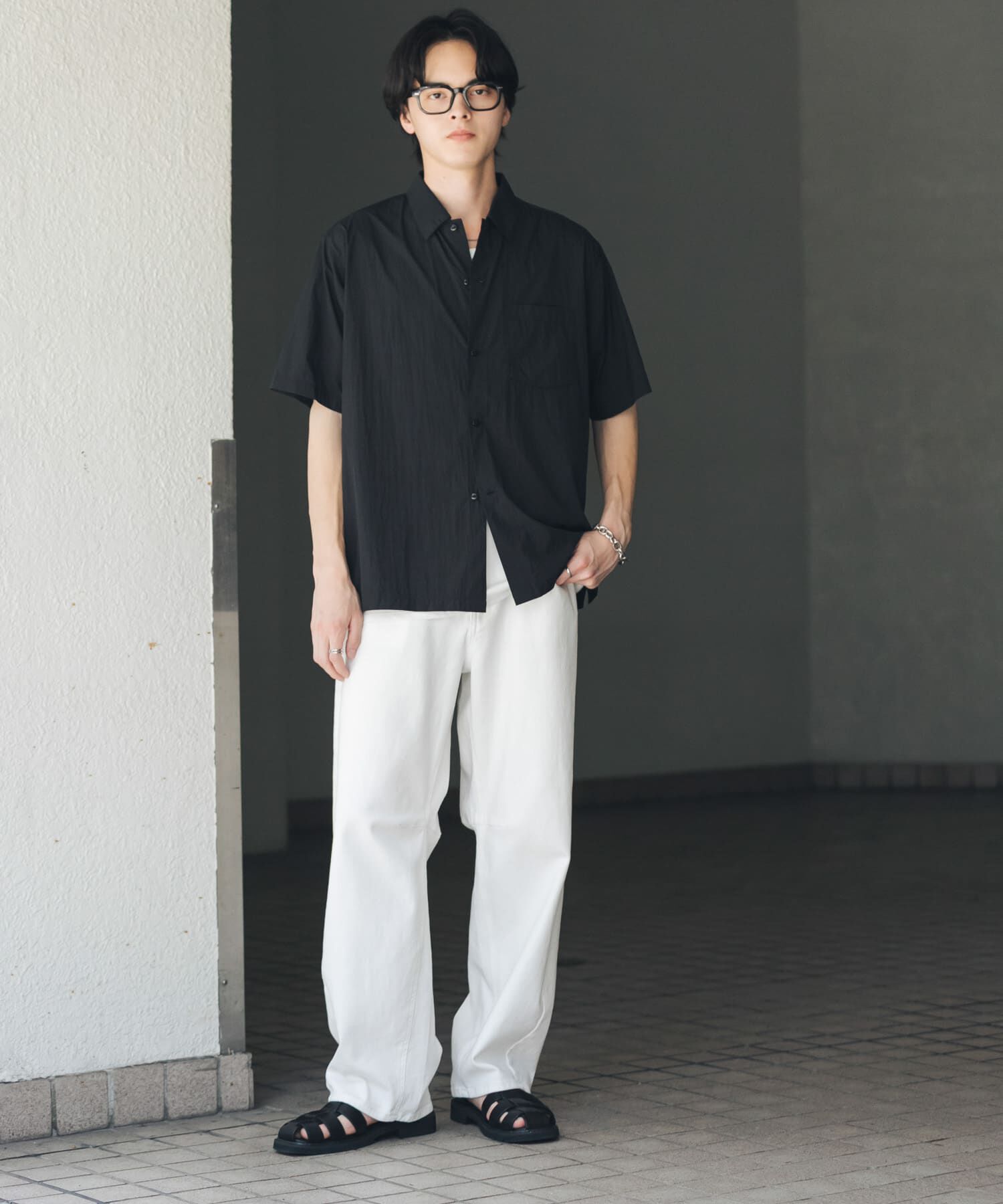 SENSE OF PLACE by URBAN RESEARCH「シアーリップショートスリーブシャツ」|シャツ・ブラウス|