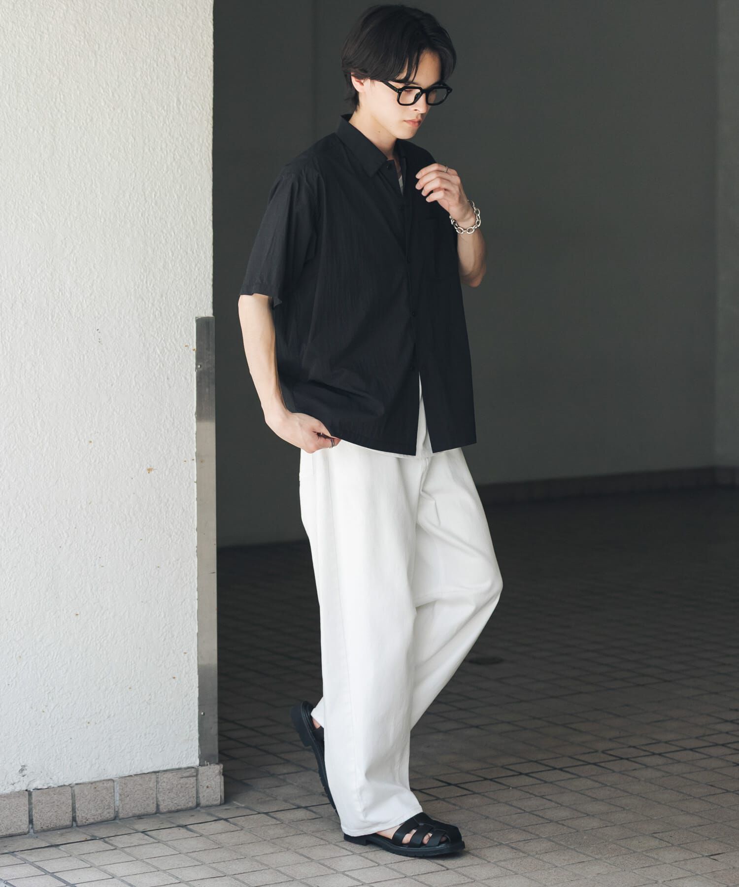 SENSE OF PLACE by URBAN RESEARCH「シアーリップショートスリーブシャツ」|シャツ・ブラウス|