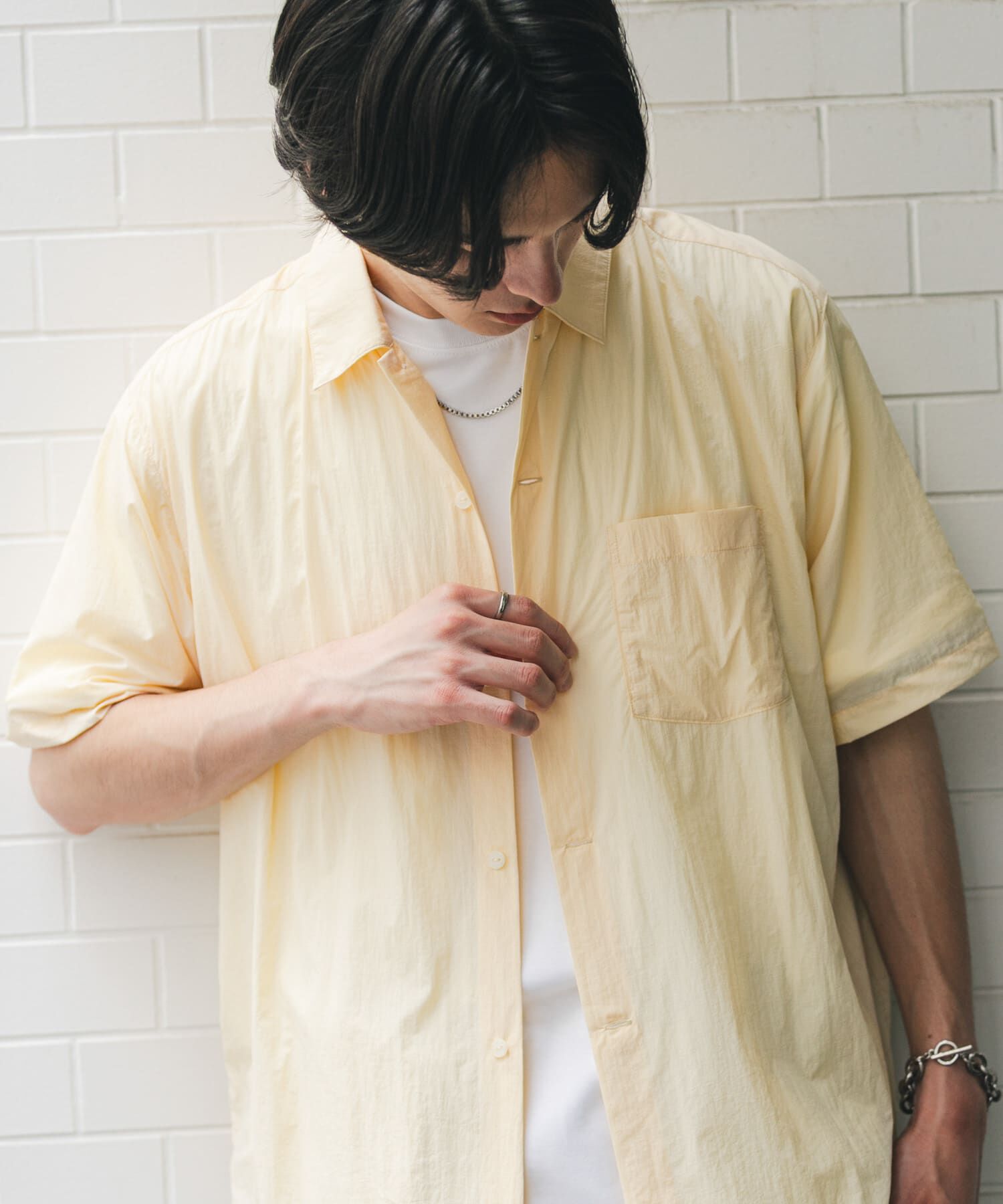 SENSE OF PLACE by URBAN RESEARCH「シアーリップショートスリーブシャツ」|シャツ・ブラウス|