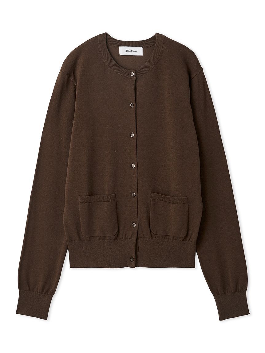 Mila Owen「シルクコットンベーシックカーディガン」|カーディガン|BRW