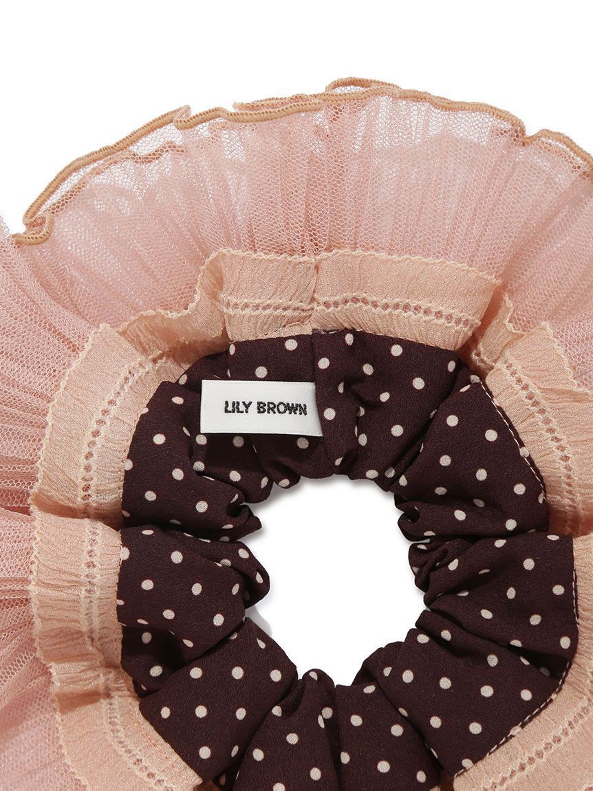 LILY BROWN「バリエーションプリーツシュシュ」|ヘアバンド|