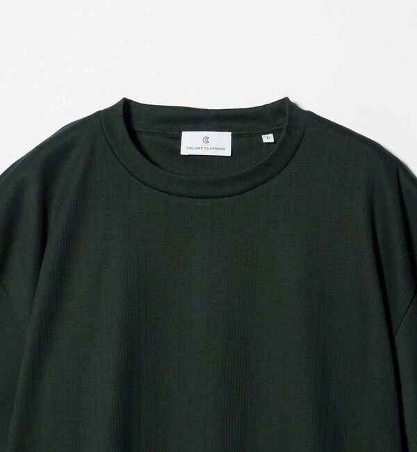 UNITED ARROWS green label relaxing「＜COLONY CLOTHING＞リブ クルーネック Tシャツ カットソー」|Tシャツ・カットソー|