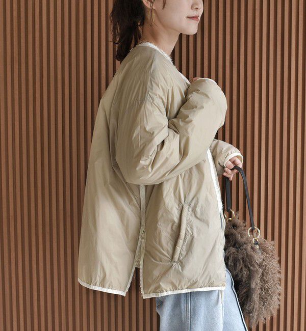 SHIPS for women「《予約》【SHIPS別注】TAION:〈手洗い可能〉リバーシブル マルチ WAY ダウン ジャケット」|ダウン|