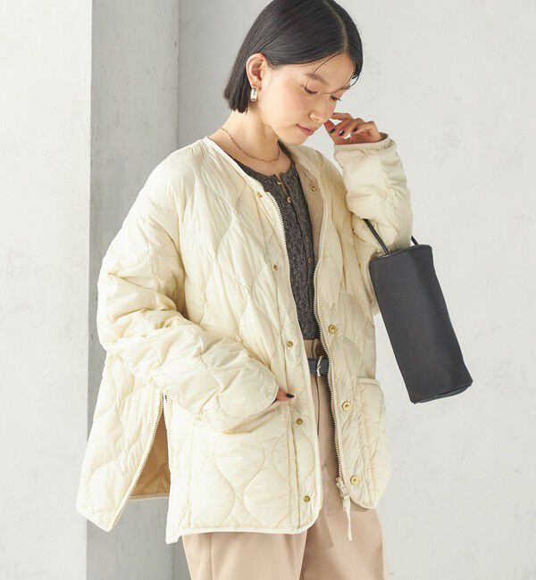 SHIPS for women「《予約》【SHIPS別注】TAION:〈手洗い可能〉リバーシブル マルチ WAY ダウン ジャケット」|ダウン|