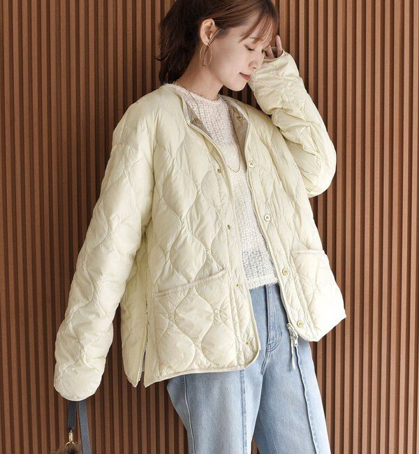SHIPS for women「《予約》【SHIPS別注】TAION:〈手洗い可能〉リバーシブル マルチ WAY ダウン ジャケット」|ダウン|