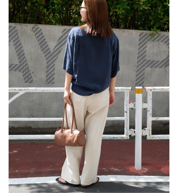 OUTDOOR PRODUCTS Usual Things「追加 キュプラオープンカラーハーフスリーブポケットシャツ セットアップ対応」|シャツ・ブラウス|