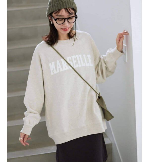 SLOBE IENA「《WEB限定/追加》MARSEILLE ロゴスウェット」|スウェット・ジャージ|
