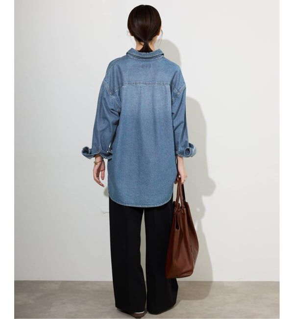 SLOBE IENA「《WEB限定/追加予約》LE DENIM BDUデニムシャツ」|シャツ・ブラウス|