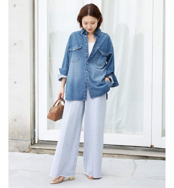 SLOBE IENA「《WEB限定/追加予約》LE DENIM BDUデニムシャツ」|シャツ・ブラウス|